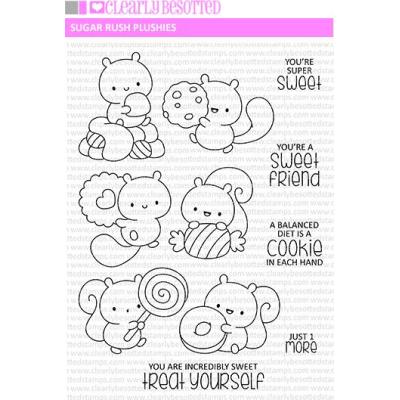 Clearly Besotted Clear Stamps - Sugar Rush Plushies